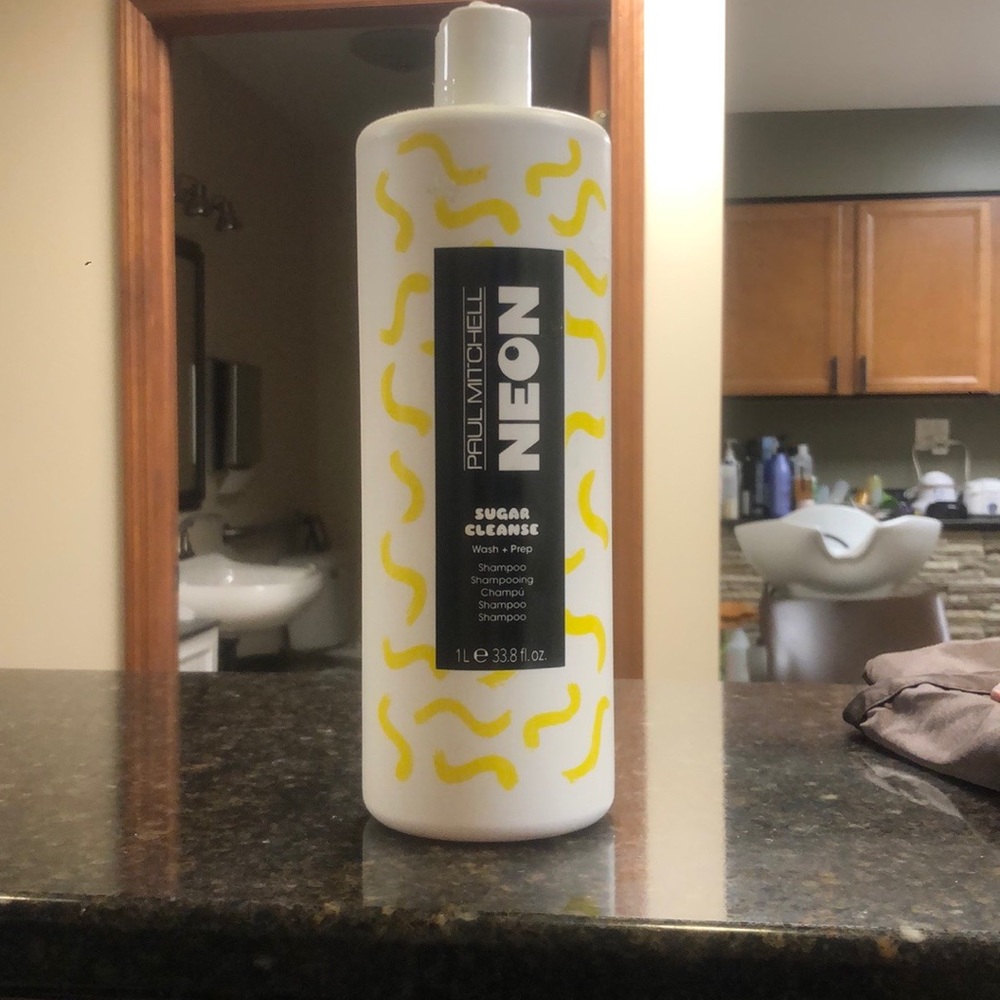 1 liter of Paul Mitchell shampoo